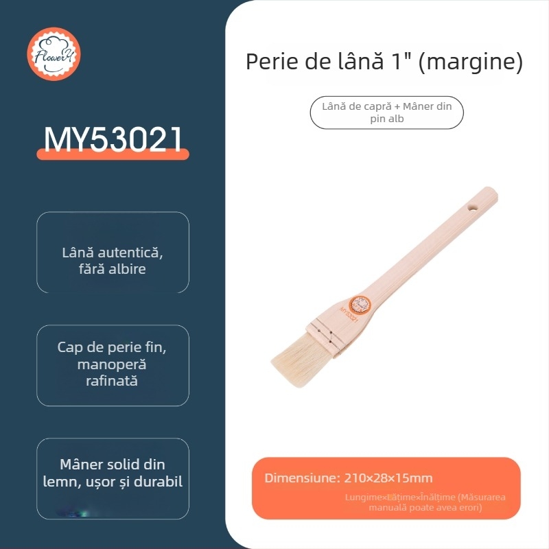 Perie din silicon de calitate alimentară pentru barbecu și coacere; pensulă de glazură pentru pâine, gălbenuș de ou și Mooncake.