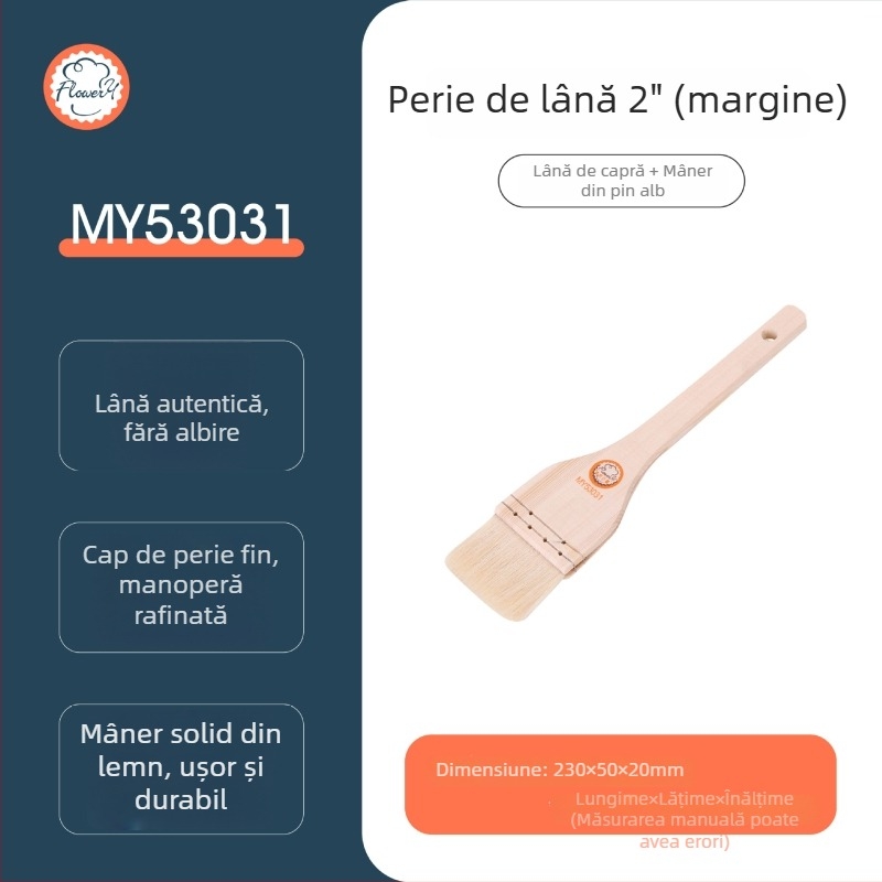 Perie din silicon de calitate alimentară pentru barbecu și coacere; pensulă de glazură pentru pâine, gălbenuș de ou și Mooncake.