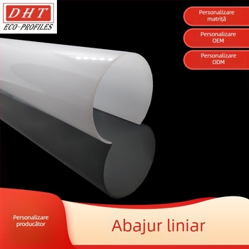 Abajur PC, difuzor translucid, fabricat prin extrudare, pentru iluminat rezidențial și comercial