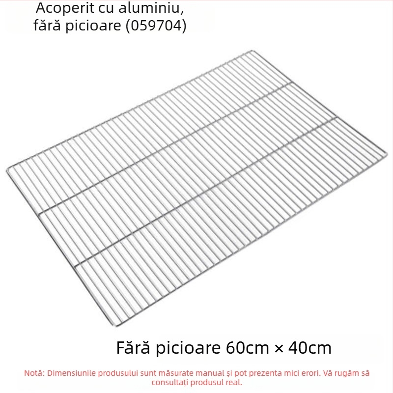 Raft de răcire din oțel inoxidabil pentru coacere pâine și prăjituri, cu picioare înalte, grătar din plasă pentru cuptor și grătar, utilizare comercială