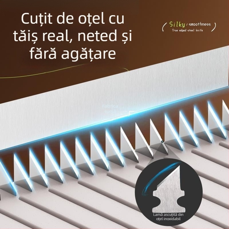 XINGHE Tăietor multifuncțional de cartofi: julienne, răzuitor, tăietor pentru felii, cu placă din silicon