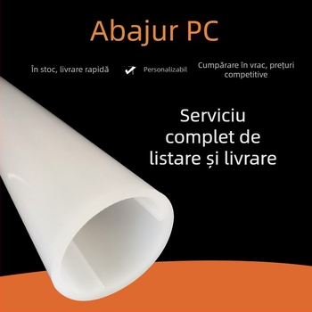 Abajur LED pentru iluminat liniar, plastic PC extrudat, panou mare