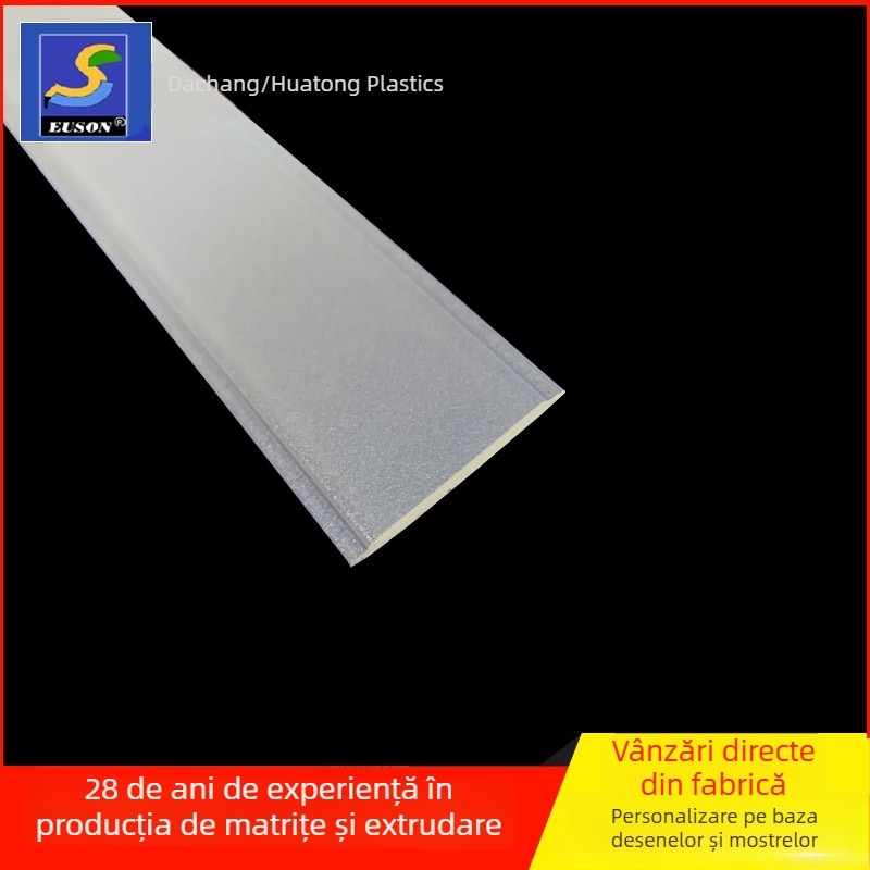 Abajur LED plat liniar din PMMA extrudat, acrilic opal translucid