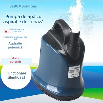 Pompa submersibilă Sobo – filtrare și circulație silențioase la nivel scăzut al apei, pompă cu aspirație de fund pentru acvarii mici