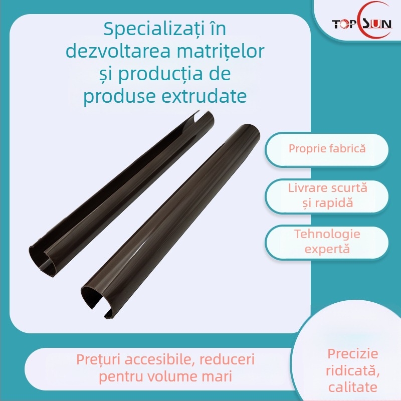 Carcasă abajur PC monocrom pentru LED, accesorii de iluminat din plastic acrilic, extruzie, prelucrare la comandă