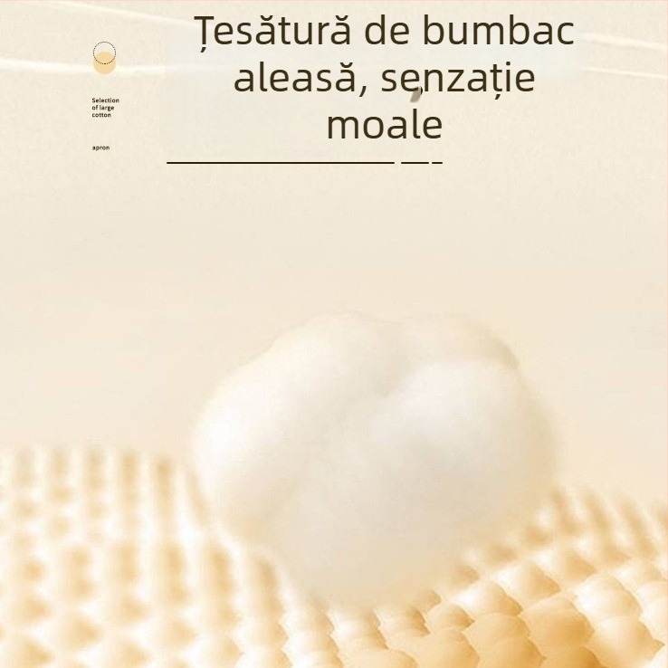 Șorț de bucătărie fără mâneci, stil japonez, din poliester-cotton, impermeabil, culorile: galben ghimbir, negru, verde deschis, albastru închis