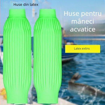 Manșete din latex impermeabil pentru bucătărie și produse acvatice – rezistente la ulei, uzură, murdărie, la acizi și baze, lungime extinsă