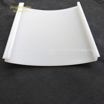Capac de far PMMA acrilic, alb lăptos, extrudat mat