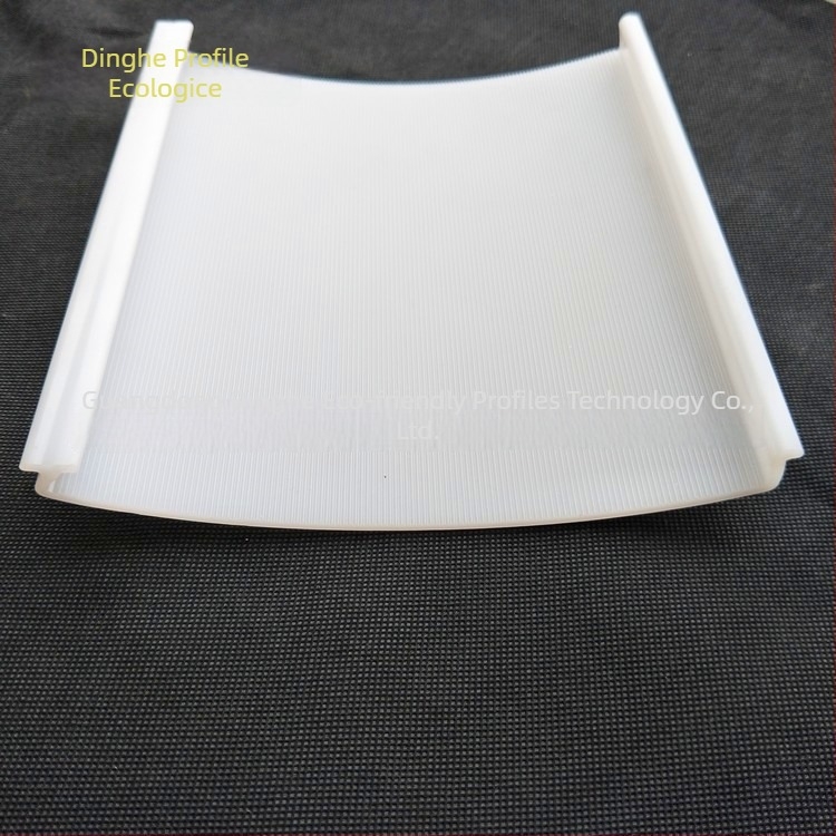 Capac de far PMMA acrilic, alb lăptos, extrudat mat