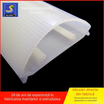 Carcasă PP translucidă pentru LED frigider, prin extrudare, capac din plastic complet