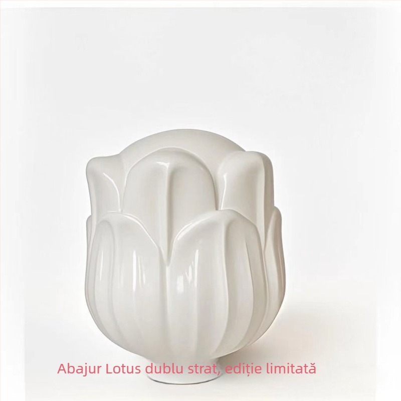 Abajur acrilic impermeabil pentru lampă stradală, design lotus și magnolie, personalizabil