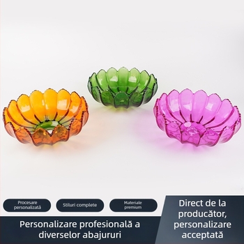 Abajur din sticla pentru candelabru, personalizat, pentru ferestre erker, decor de restaurant, culoare verde închis-amber, pentru hol.