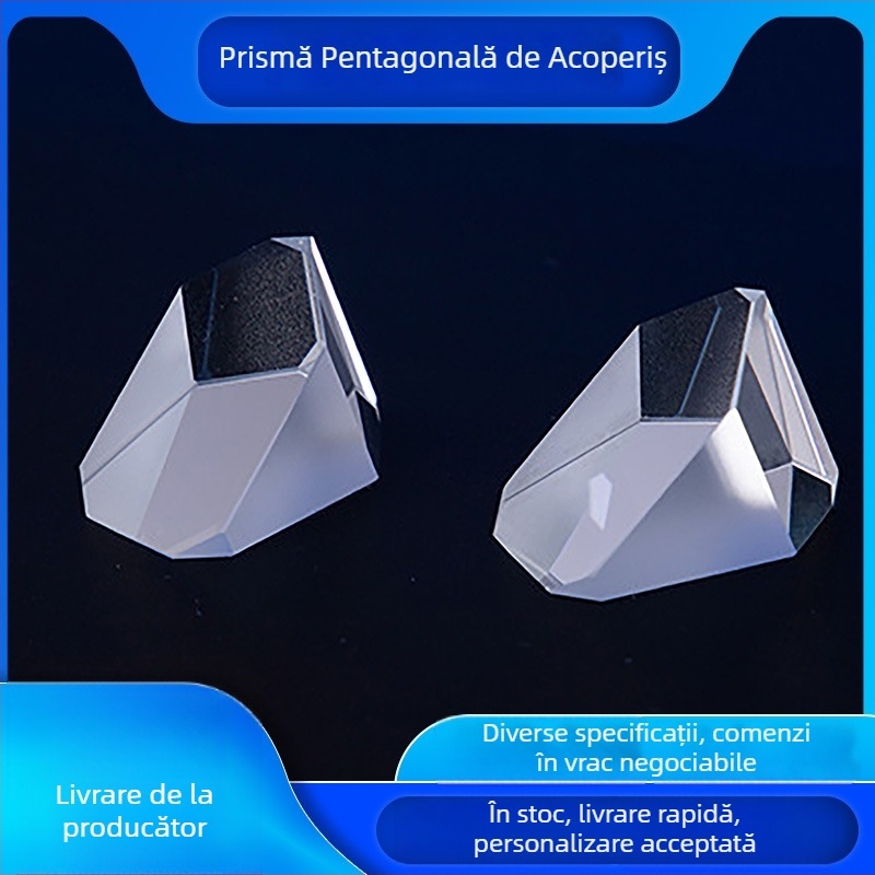 Prismă pentagonală jumătate, prismă pentagonală jumătate echilaterală, instrument de măsurare a prizmelor, prismă opticǎ pentagonală erectă