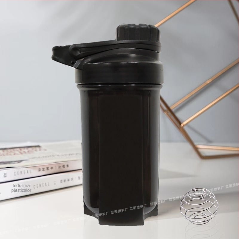 Pahar pentru proteine și shake, din plastic, model nou, cu logo personalizabil