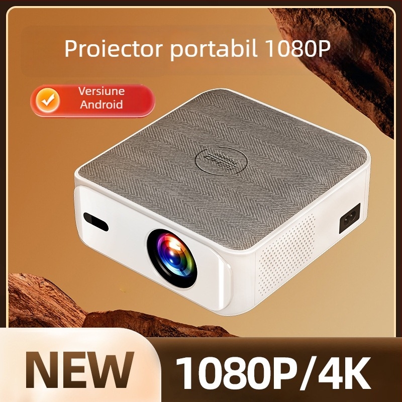 Proiector T30 HD Smart Android Wi-Fi pentru casă, dormitor și cinema de familie