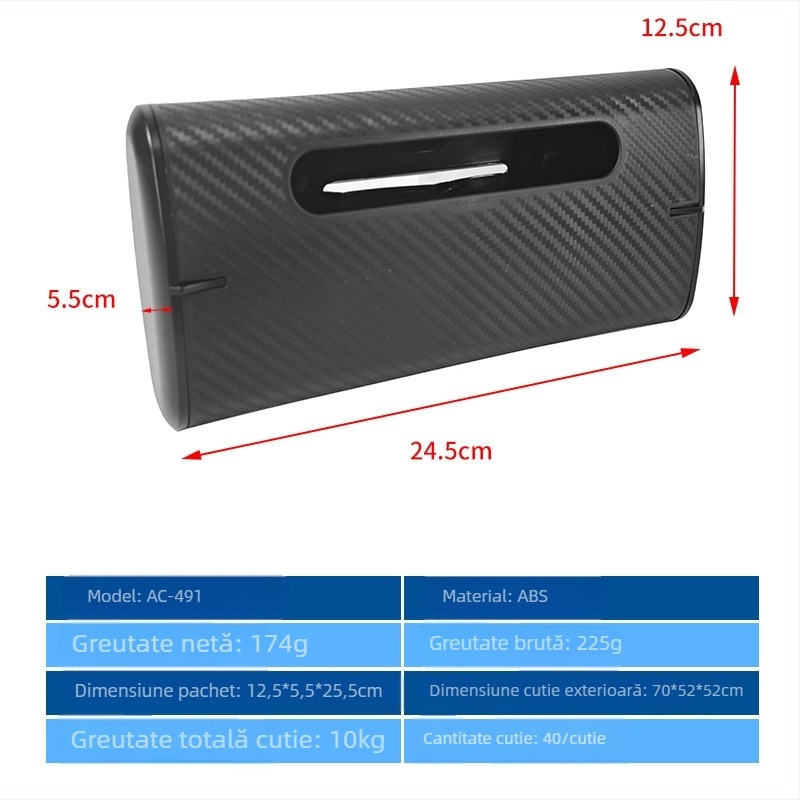 Cutie de șervete auto cu protecție solară, creativă și multifuncțională pentru mașină și casă