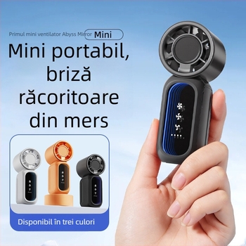 Bowijie mini ventilator de buzunar – USB reîncărcabil, fără palete, 3 viteze, baterie încorporată 2000–4000mAh, portabil