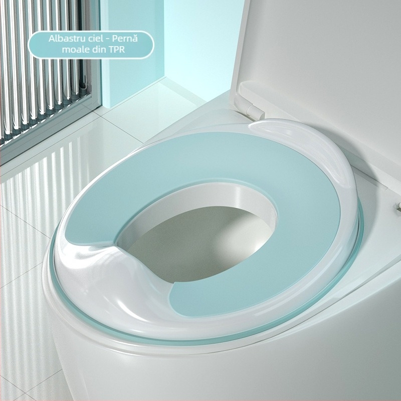 Inel pentru scaunul de toaletă al copiilor, pentru băieți și fete, potrivit pentru toalete standard, design simplu