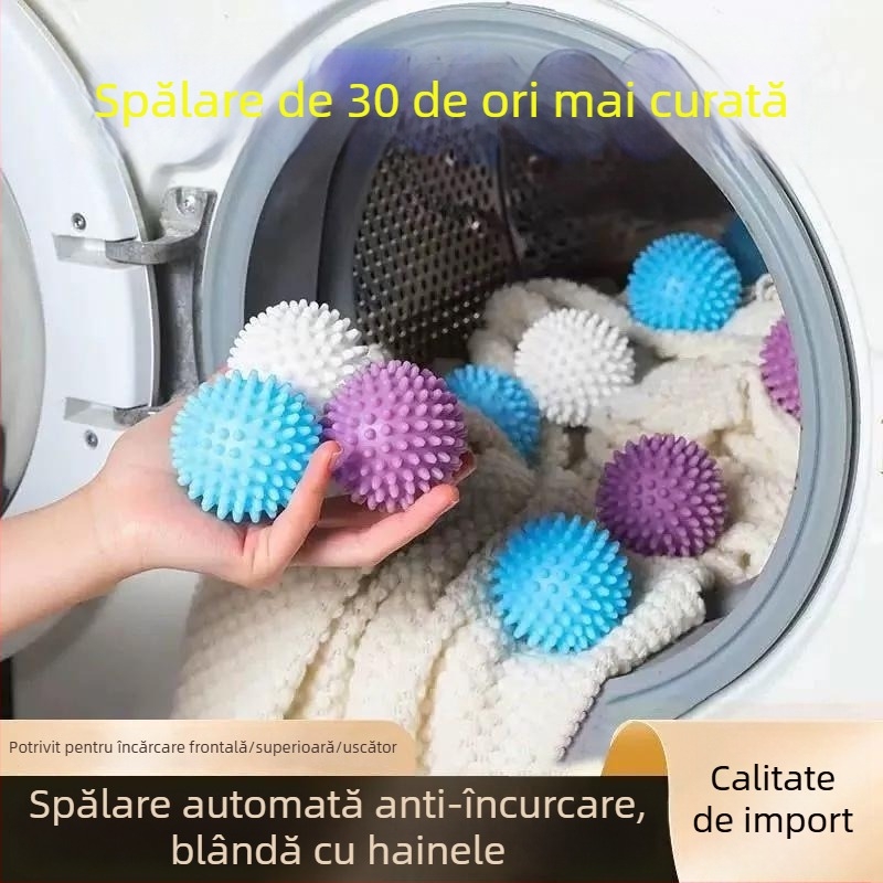 Bila de spălat extra mare cu funcție de curățare, suprafață țepoasă, antiîncurcare, uscare accelerată