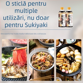 Sos Sukiyaki pentru hot pot, condiment pentru sukiyaki, bază de sos de soia 500 ml