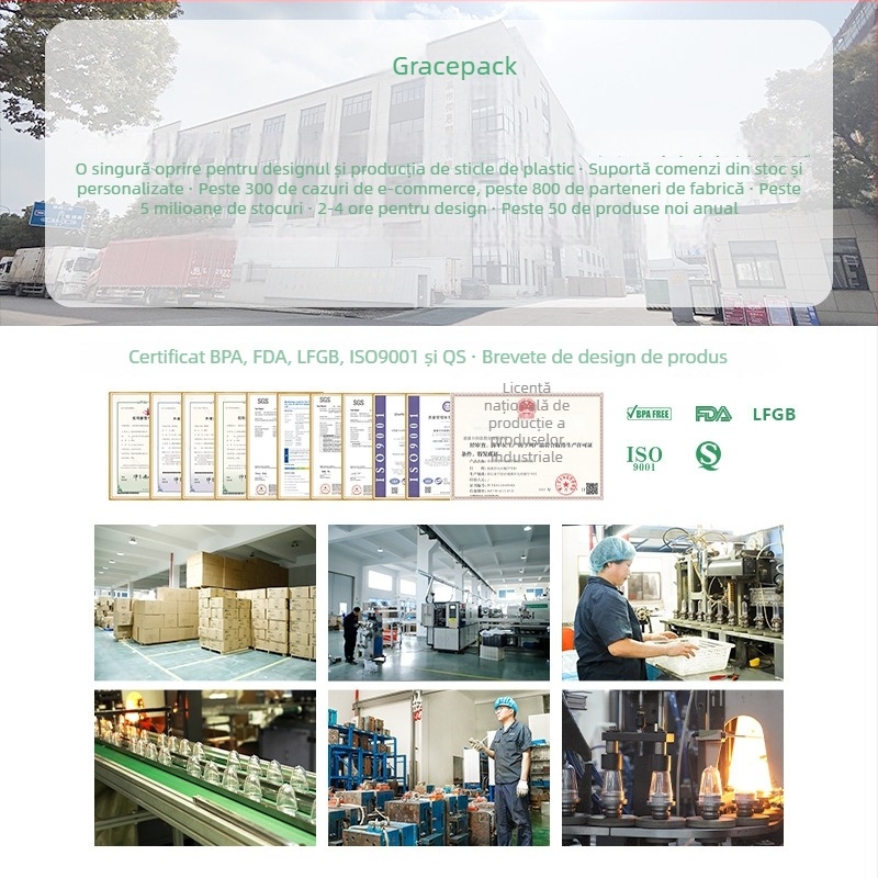 Recipient PET transparent pentru nuci, cereale și gustări – vânzare en gros, sigilat pentru depozitare