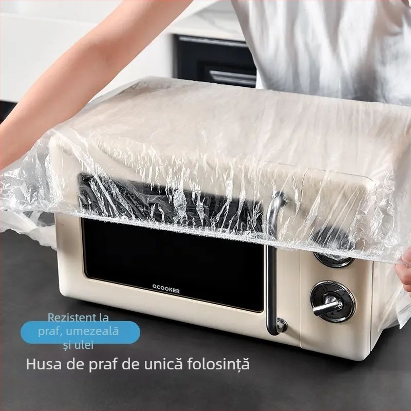 Husă de praf transparentă extra-large, groasă, pentru protecție universală cu acoperire completă a electrocasnicelor