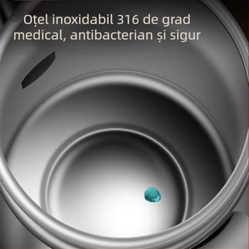 Recipient pentru ulei din oțel inoxidabil 316, pentru bucătărie, etanș cu capac și filtru, rezervor de depozitare a uleiului, stil nordic