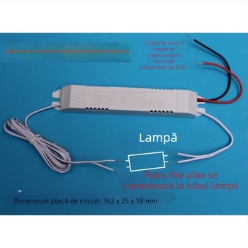 Lampa UV pentru sterilizare cu balast electronic, universal T8 19-40W