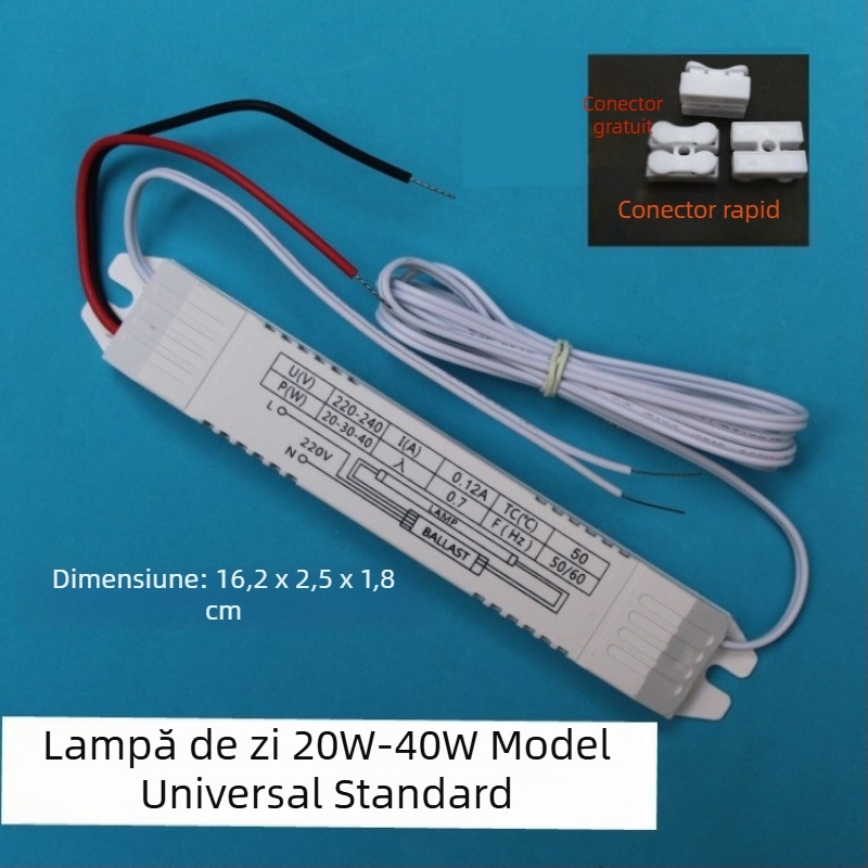 Lampa UV pentru sterilizare cu balast electronic, universal T8 19-40W