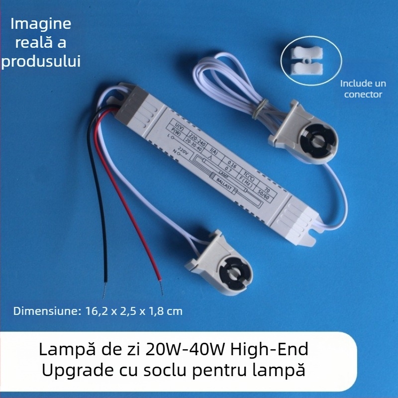 Lampa UV pentru sterilizare cu balast electronic, universal T8 19-40W