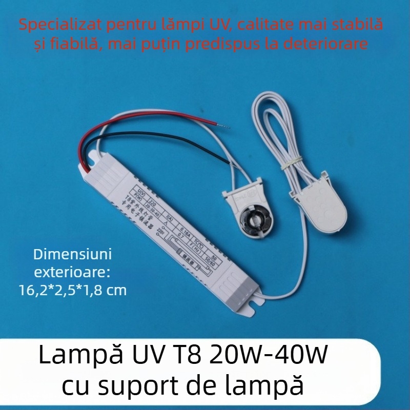 Lampa UV pentru sterilizare cu balast electronic, universal T8 19-40W