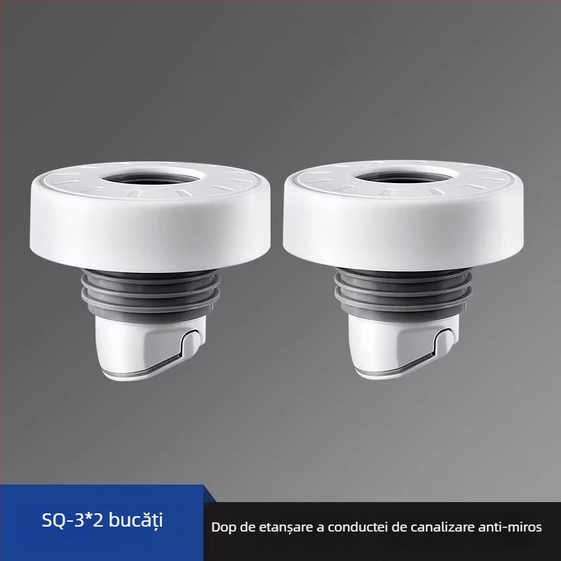 Submarine kit etanșare scurgere chiuvetă – inel anti-odor și capac de închidere a canalului