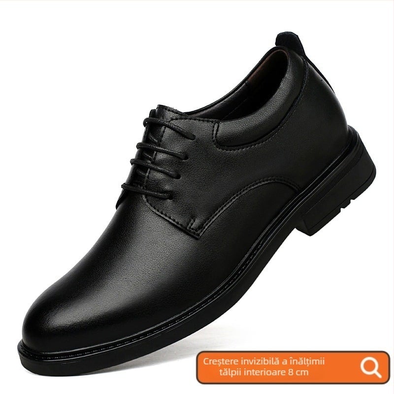 Pantofi masculi din piele de vită de primă calitate, stil britanic, căptușeală din piele de porc, design respirabil cu decupaje, vară 2025