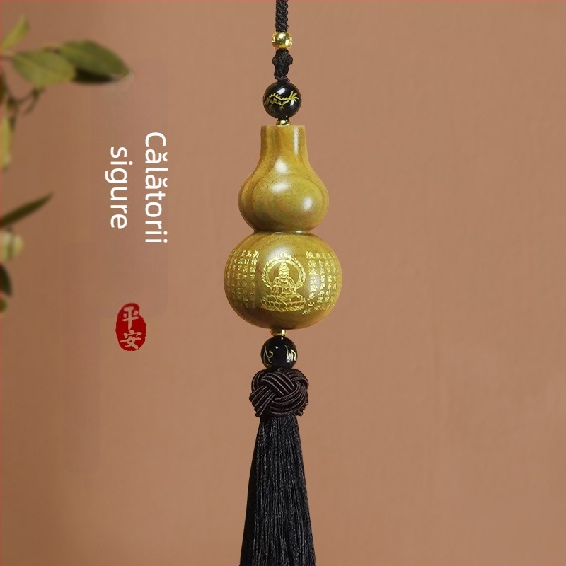 Pandantiv pentru interiorul mașinii, în formă de dovleac, decor în stil chinezesc tradițional, model 2025