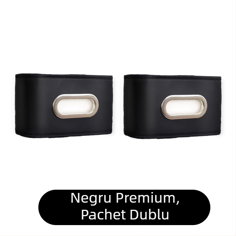 Cutie de șervețele pentru mașină, suport de braț elegant, atârnată de spatele scaunului, decor interior auto