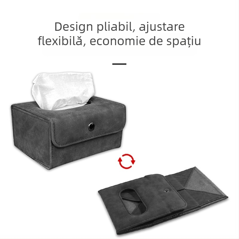 Cutie pentru șervețele auto cu suport pentru tetieră – decor pentru mașină