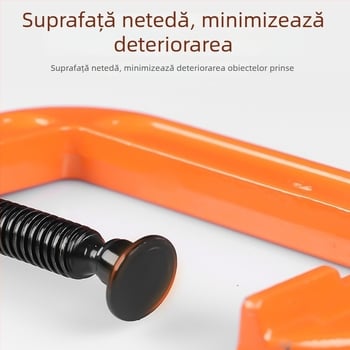 Clemă în formă de G, îngroșată – prindere multifuncțională de înaltă rezistență pentru tâmplărie, potrivită pentru uși și ferestre
