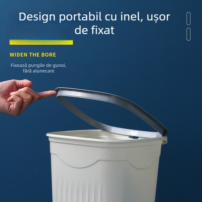 Coș de gunoi deschis, stil Nordic, capacitate mare, din plastic, pentru baie, toaletă, living și bucătărie