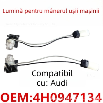 Lumină LED pentru mânerul exterior al ușii Audi A6/A7/A8/Q7 – 4H0947133A, 4H0947134