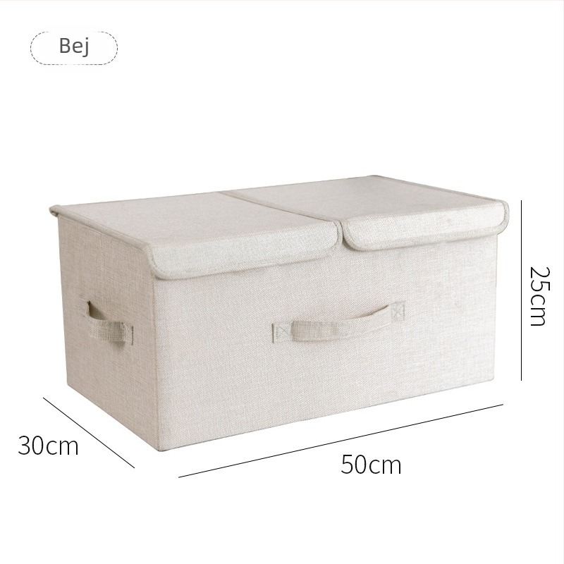 Cutie pliabilă din material textil pentru haine, 30–40 L, 50×30×25 cm, organizator haine în stil japonez