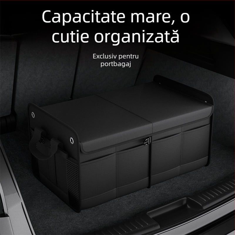 Cutie de depozitare pentru portbagaj auto, 60L, pliabilă, impermeabilă
