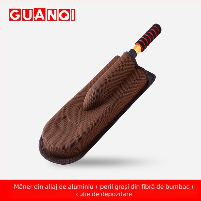 Mop din microfibră demontabil, lavabil, pentru spălarea mașinii — curățare umedă și uscată, fără scăpare de fibre, perie pentru ceară