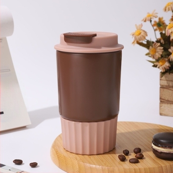 Cana termos din oțel inoxidabil izolat octagonală pentru cafea, portabilă pentru mașină