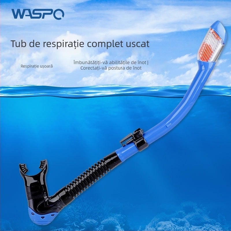 Snorkel uscat pentru adulți, cu mufă înlocuibilă și cap plutitor