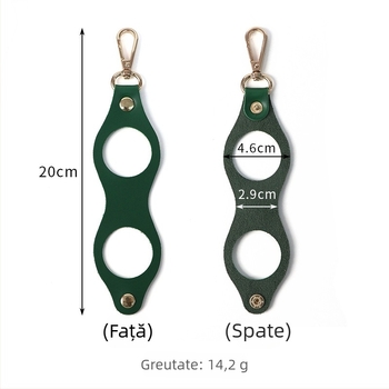 Carcasă din piele pentru mingi de golf, curea de talie, geantă mică pentru o singură minge, geantă de golf din piele pentru exterior