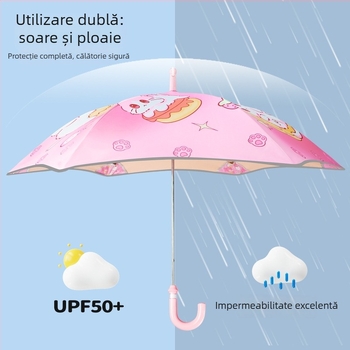 Umbrelă pentru copii cu desene animate, pentru băieți și fete, pentru bebeluși și copii de grădiniță, umbrelă publicitară personalizabilă