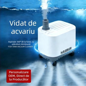 Pompa submersibilă pentru acvariu, aspirație din partea de jos, debit mare, filtrare și circulație, funcționare silențioasă pentru schimbarea apei
