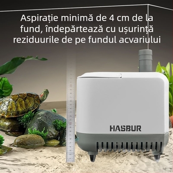 Pompa submersibilă pentru acvariu, aspirație din partea de jos, debit mare, filtrare și circulație, funcționare silențioasă pentru schimbarea apei