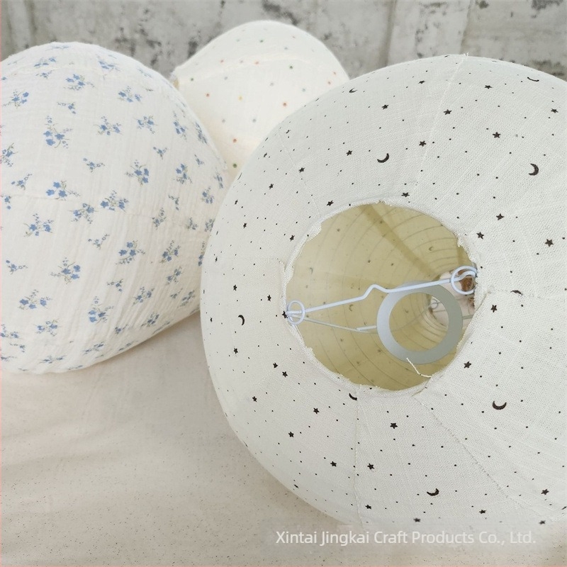 Stil nordic pentru camera copiilor, balon de aer cald din material textil, decor suspendat, abajur în formă de balon