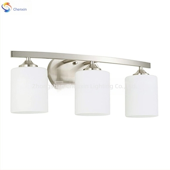 Lampa de perete stil american retro industrial cu abajur din sticlă pentru dormitor, baie și hol